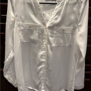 White Women's Blouse-xs